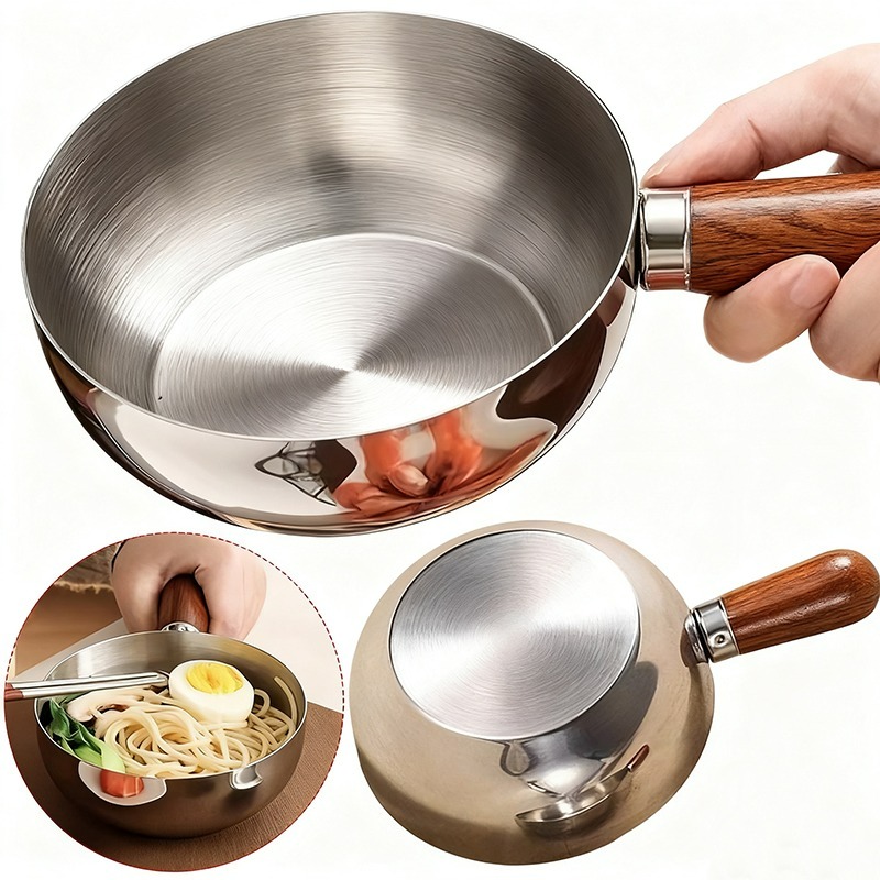 Kitchen Gadgets Electronic - Ceviz Ağacı Saplı Paslanmaz Çelik Sos