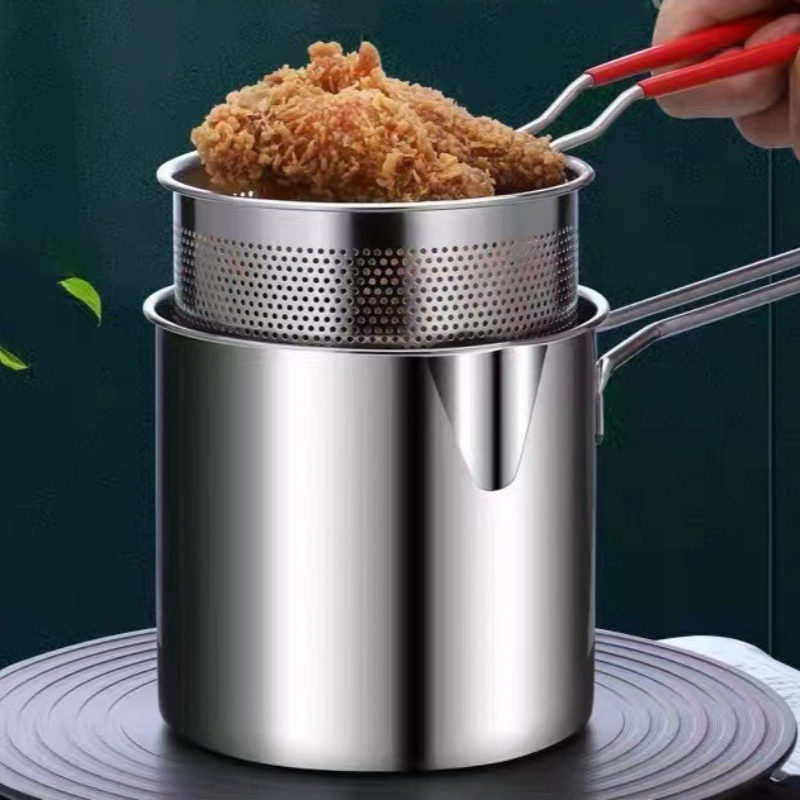 Kitchen Gadgets Electronic - 304 Paslanmaz Çelik Fritöz Kızartma Sepeti