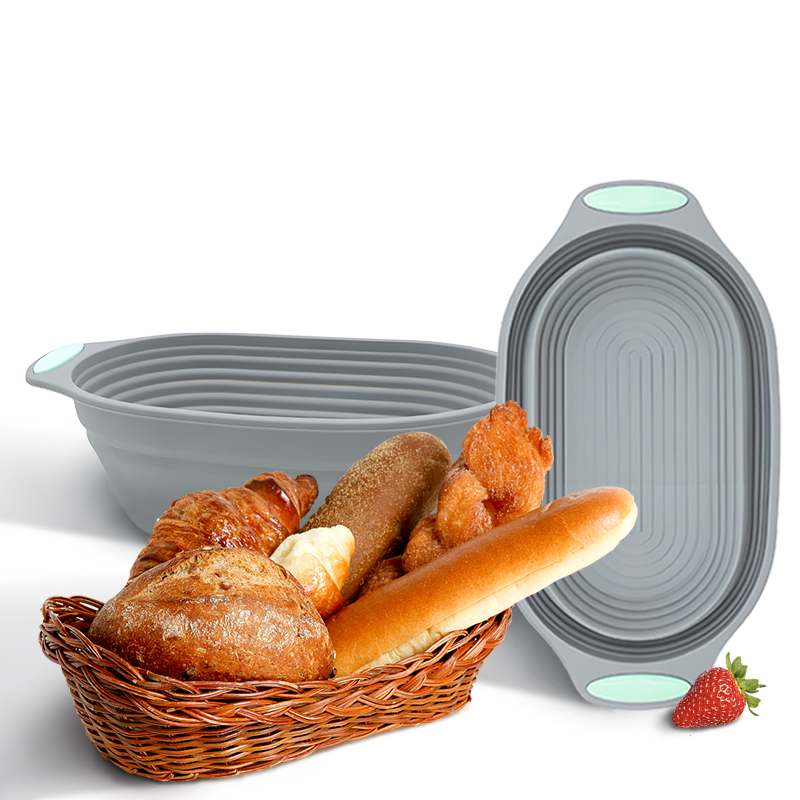 Kitchen Hanging Gadgets - 1 adet silikon katlanabilir banneton ekmek