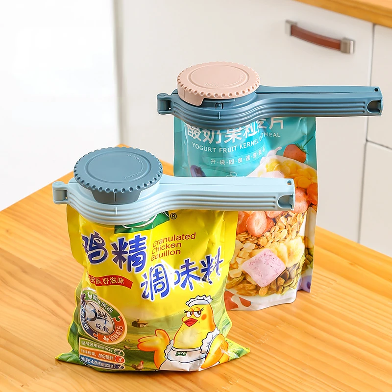 Kitchen Helper Gadgets - Mühür dökün gıda saklama çantası klip