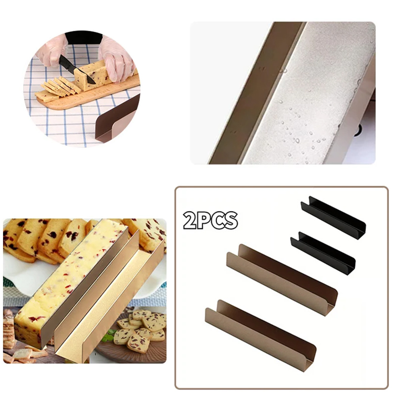 Kitchen Hanging Gadgets - U-Şekilli Yapışmaz Bisküvi Kalıp Dikdörtgen Ekmek