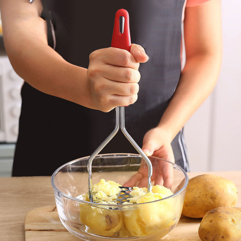 Kitchen Gadgets Machine - Paslanmaz Çelik Patates Ezici Manuel Meyve