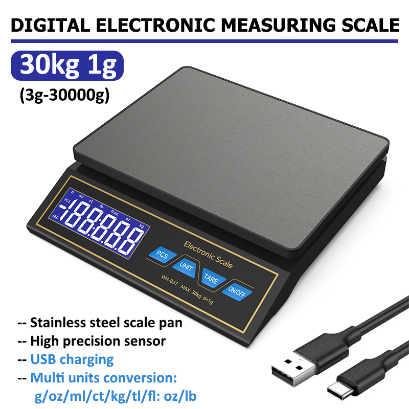 Kitchen Gadgets Electronic - LCD Dijital Mutfak Terazisi 30 kg/1g