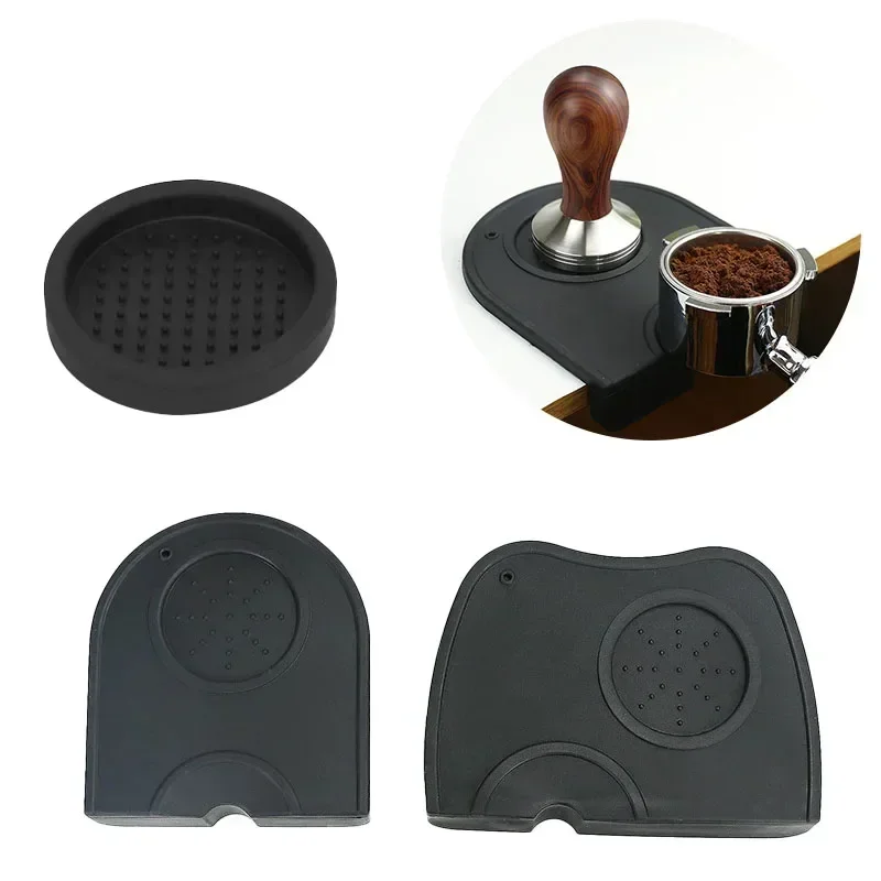 Kitchen Hanging Gadgets - Kahve Tozu Pedi Kaymaz Silikon Sıkıştırma