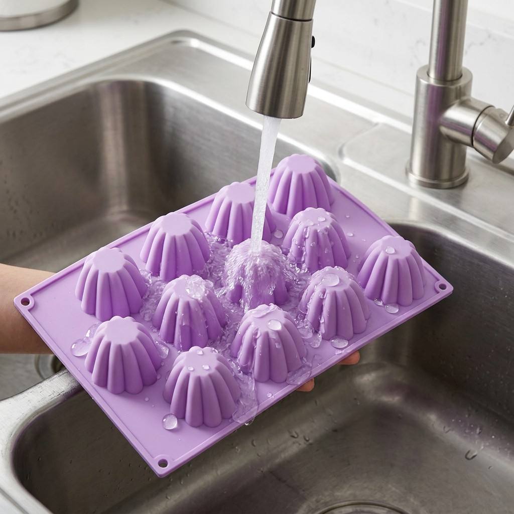 Kitchen Hanging Gadgets - 12 Bölmeli Mini Spiral Silikon Kalıp,