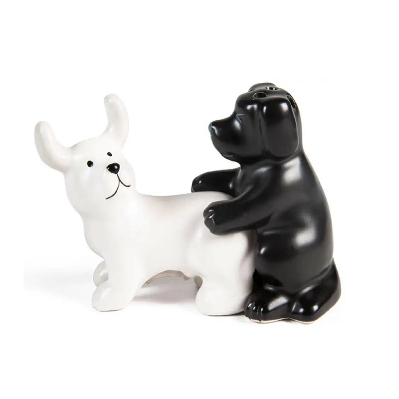 Siyah Beyaz Seramik Köpek Tuzl - Korean Kitchen Gadgets incelemesi ve fiyatı