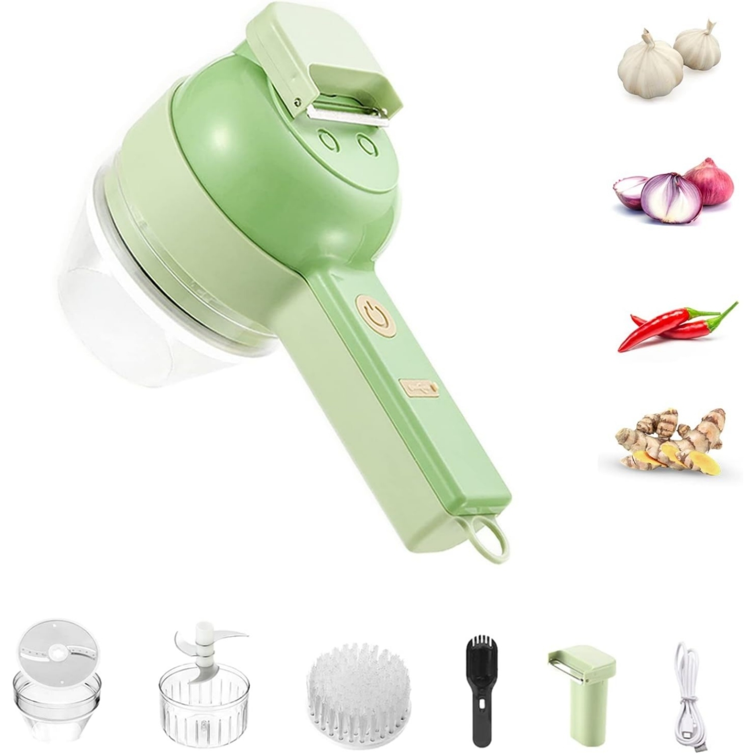 4'ü 1 Arada Otomatik Sebze Doğ - Kitchen Gadgets Machine incelemesi ve fiyatı