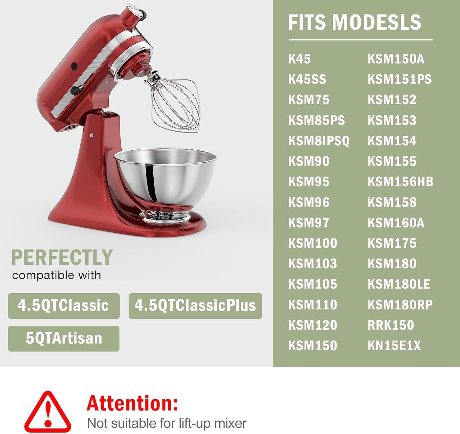 KitchenAid Tilt-Head 4.5qt 5qt - Kitchen Gadgets Machine incelemesi ve fiyatı