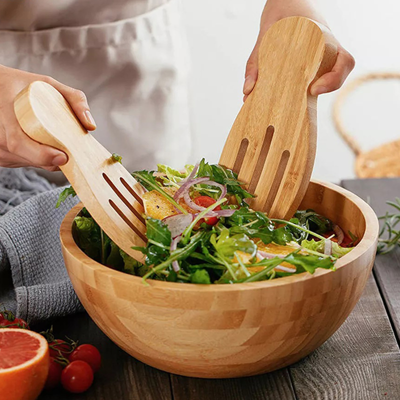 2 adet salata eller bambu sala - Kitchen Helper Gadgets incelemesi ve fiyatı