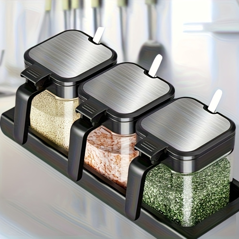 3'lü Cam Baharat Kavanozları K - Korean Kitchen Gadgets incelemesi ve fiyatı
