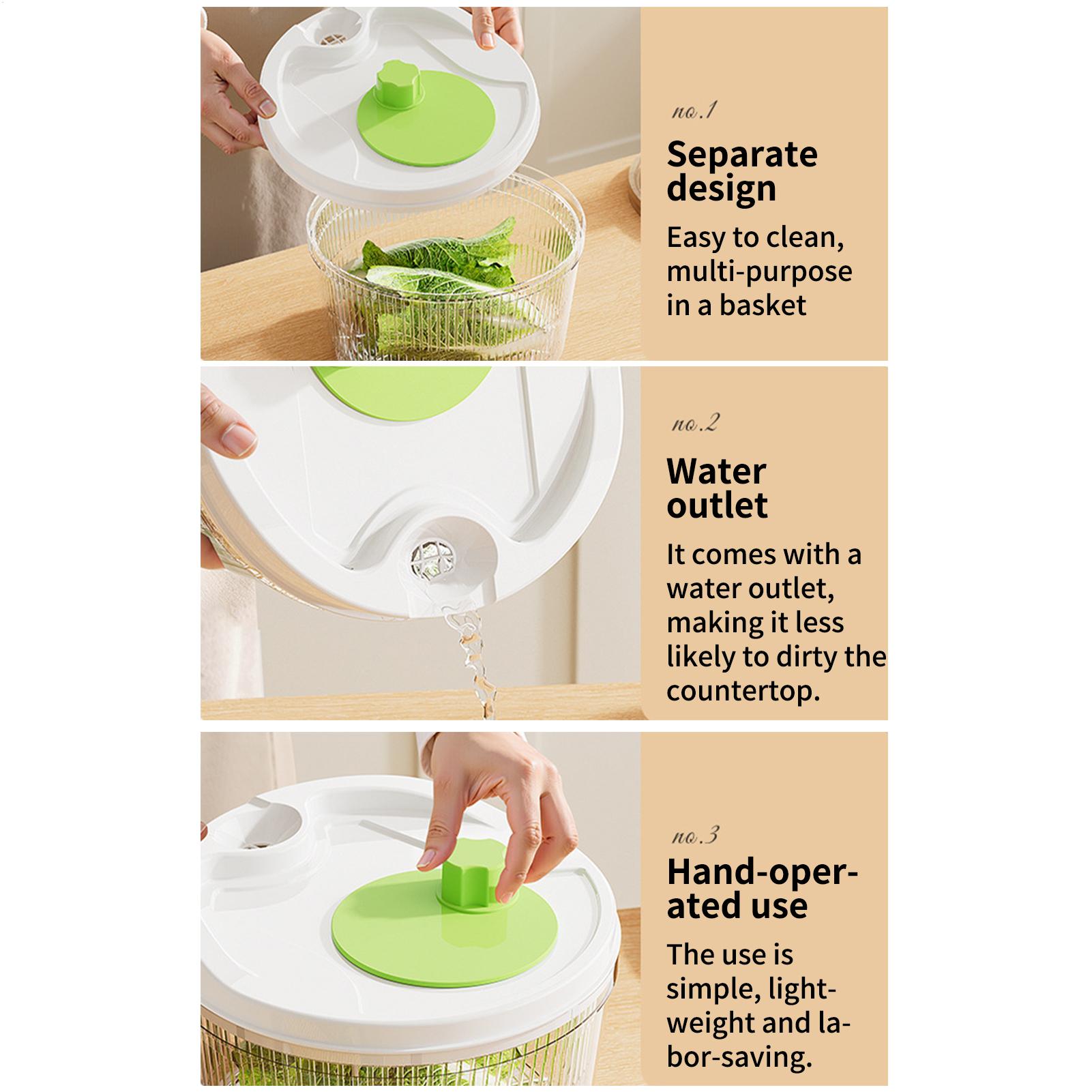 Manuel Çarklı Salata Kurutucu, - Salad Spinner incelemesi ve fiyatı