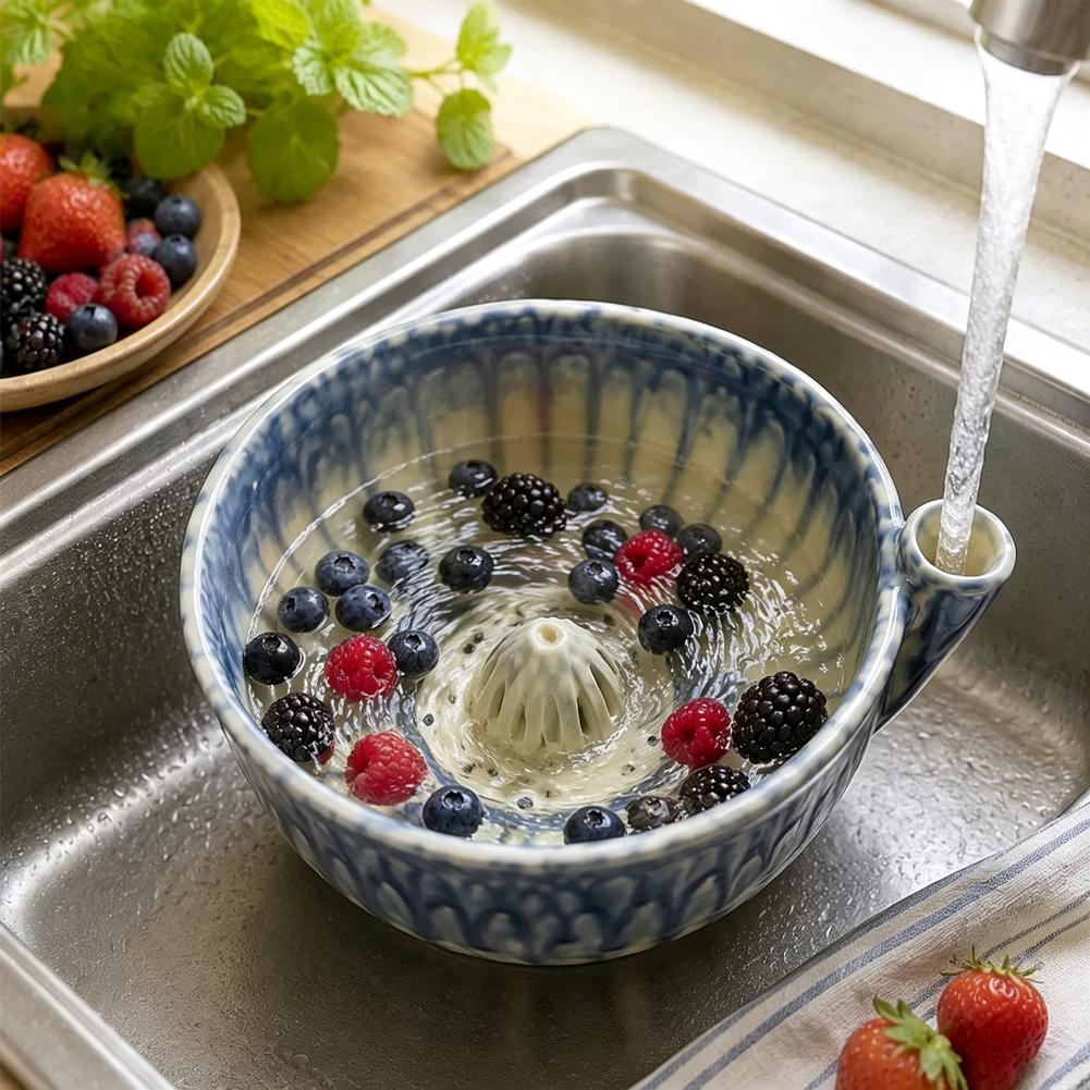 Seramik Döner Süzgeç, Meyve Se - Salad Spinner incelemesi ve fiyatı